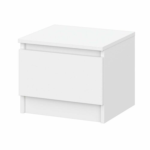 Тумба прикроватная Ницца от Астрид-Мебель с дверцей в спальню гостиную детскую 40х36х32 см цвет Белый 2750₽
