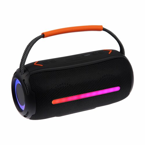 Портативная колонка Boombox360 20 Вт 2400 мАч BT53 подсветка чёрная 354100₽