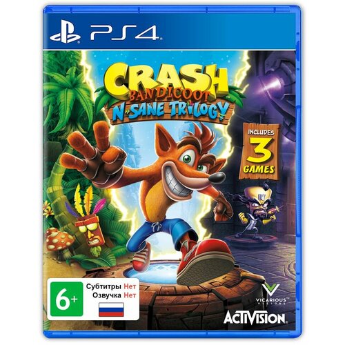 Коллекция игр Crash Bandicoot N Sane Trilogy PlayStation 5 PlayStation 4 Английская версия 3458₽