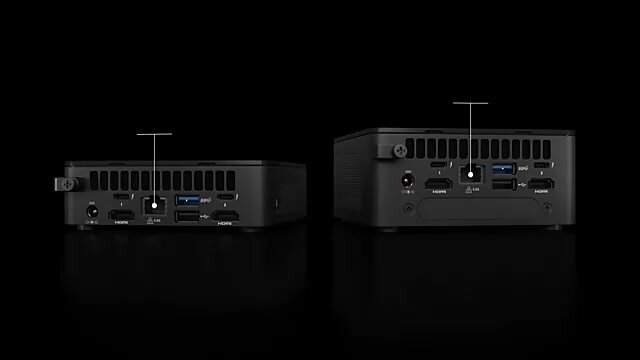 Мини-ПК Intel NUC 12 Pro NUC12WSKi7 Core i7-1260P Нет Ram Нет SSD Нет OS Intel Iris Xe Graphics 8K, WiFi 6E, Thunderbolt 4 — фото 1