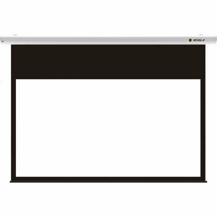 Экран проекционный Digis DSEES-16905W_50 131"с электроприводом настенный Ellipse, формат 16:9, 300x220, рабочая поверхность 290x163, RS232, ИК, пульт ДУ, триггер, MW, корпус Белый ( DS48749 )