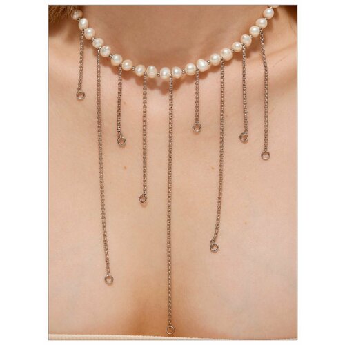 Колье ДУША_BRAND жемчуг пресноводный длина 36 см 6000₽