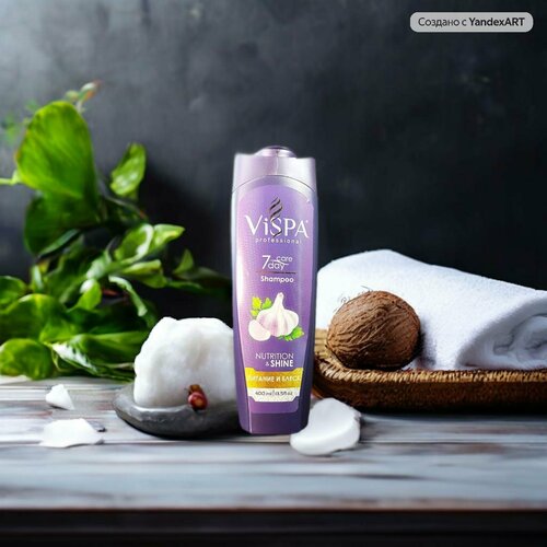Шампунь VISPA Professional Питание и блеск, 400 мл