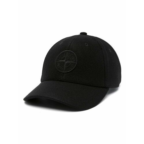 фото Бейсболка stone island compass для мужчин, размер onesize, черный