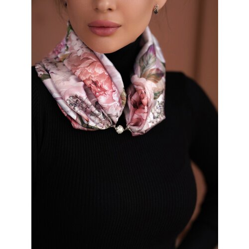 Колье, длина 63 см, пыльная роза