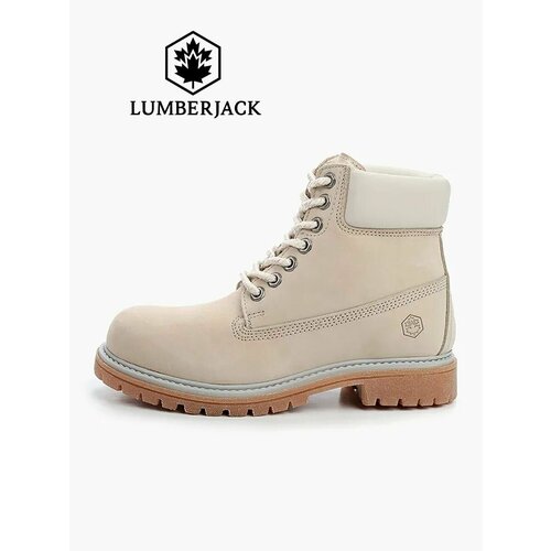 фото Ботинки тимберленды lumberjack, размер 36, бежевый