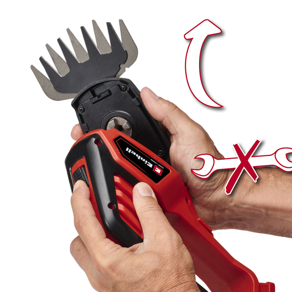 Изображение Ножницы + кусторез акк. Einhell PXC GE-CG 18/100 Li T-Solo 3410310