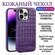 Премиум чехол для iPhone 14 Pro Max - кожаный с полной защитой эк...