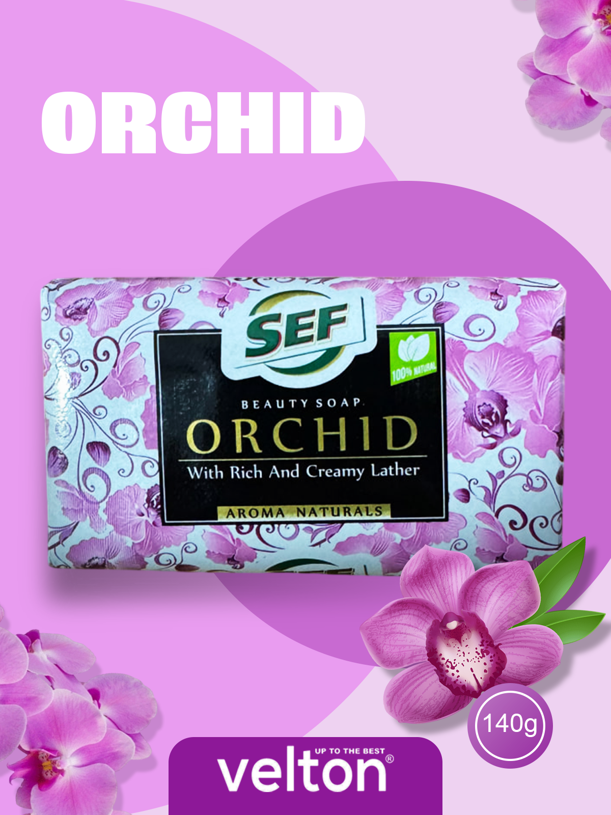 Твердое мыло SEF 6 штук в ассортименте: эффективно очищает кожу, освежает и оставляет приятный мягкий аромат.