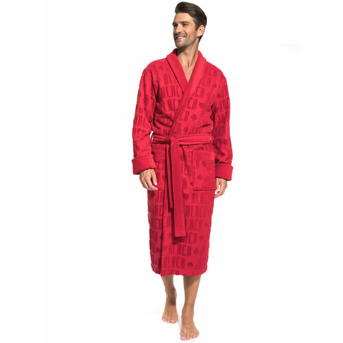 фото Халат peche monnaie, размер m, красный