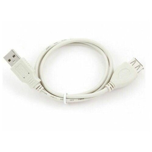 Кабель-удлинитель USB 2.0 AM/AF 0.75м Gembird CC-USB2-AMAF-75CM аксессуар ningbo usb a usb a 3m usb2 0 am af 3 br 841880