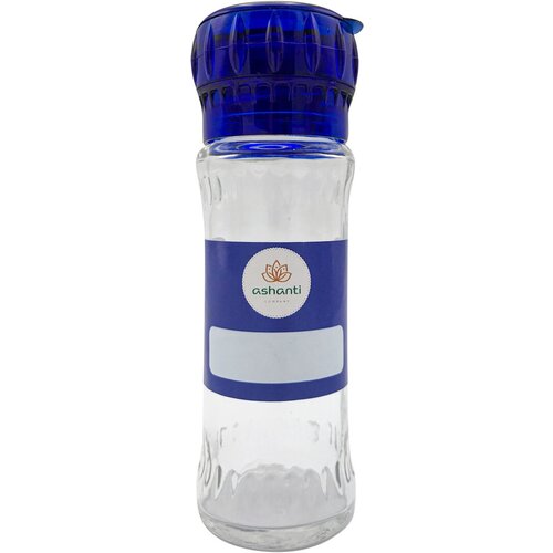 Мельница для специй Ashanti стеклянная синяя, 80 г