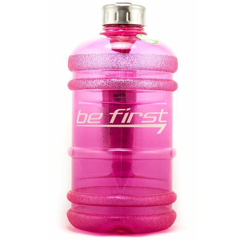 Бутылка Be First TS 220 с логотипом, 2200 мл, прозрачный/розовый
