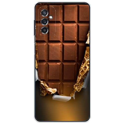 Силиконовый чехол на Samsung Galaxy M52 / Самсунг Галакси M52 Шоколадка