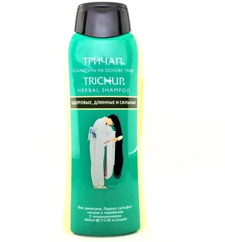 Trichup Herbal Shampoo / Шампунь Тричап Здоровые Длинные Сильные, 400 мл