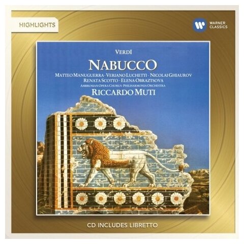 Компакт-Диски, Provident Label Group Classic, MUTI, RICCARDO - NABUCCO (CD)