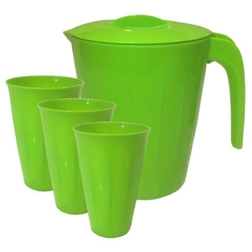 фото Набор посуды для напитков plastic republic кувшин 1.9 л три стакана 350 мл артикул производителя gr1828, 863951
