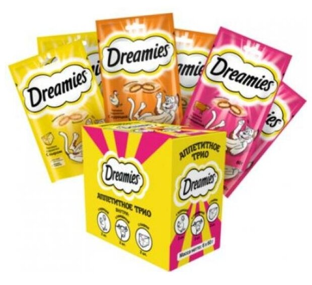 Dreamies Набор лакомств для кошек 0.36 кг