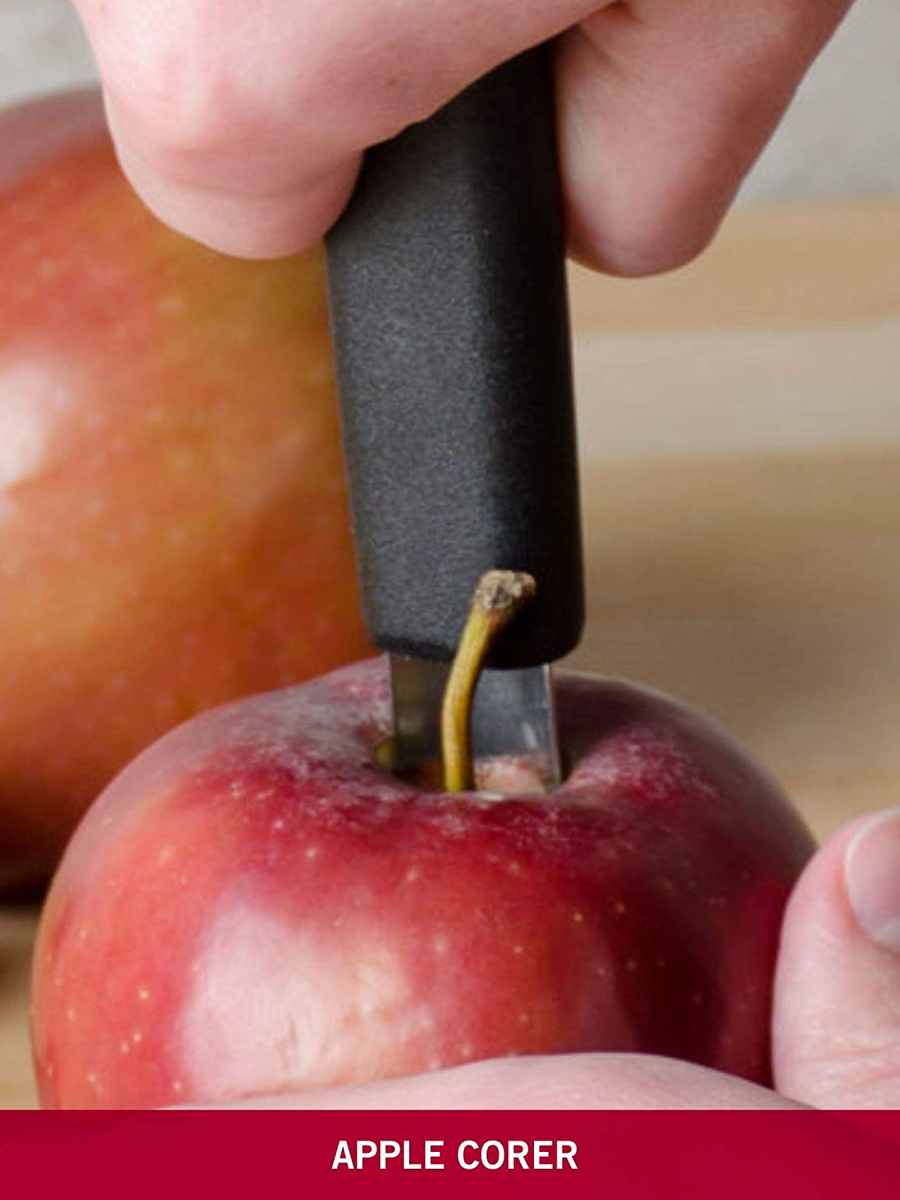 Нож кухонный Victorinox Swiss Classic (5.3603.16) стальной для яблок лезв.160мм прямая заточка черны - фото №16