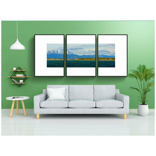 фото Набор модулных постеров для интерьера "ушуайя, аргентина, южная америка" 60x90 см. в тубусе, без рамки lotsprints