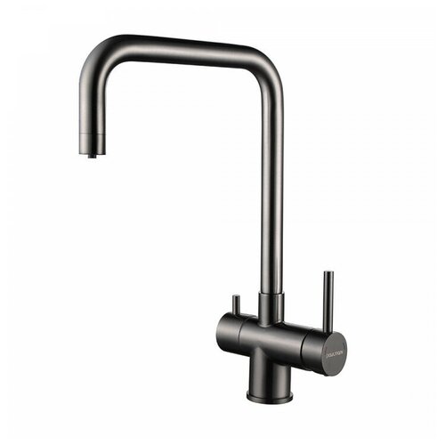 Смеситель для кухни (мойки) Paulmark Wetter We213030-GM вороненая сталь