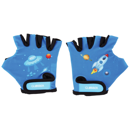 Перчатки велосипедные GLOBBER, детские, синий, 528-100 (Размер: XS)