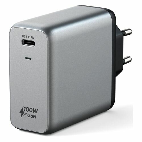 Сетевое зарядное устройство Satechi 100W USB-C PD Wall charger, 1xUSB Type-C (PD), Серый ST-UC100WSM-EU - фото №7