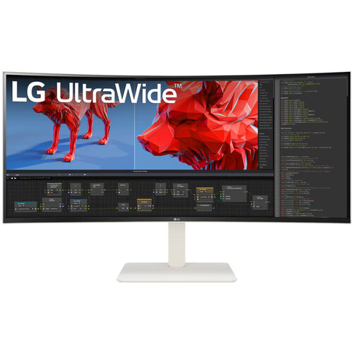 375 Монитор LG 38WR85QC 3840x1600 144 Гц IPS Ростест EAC белый 125350₽