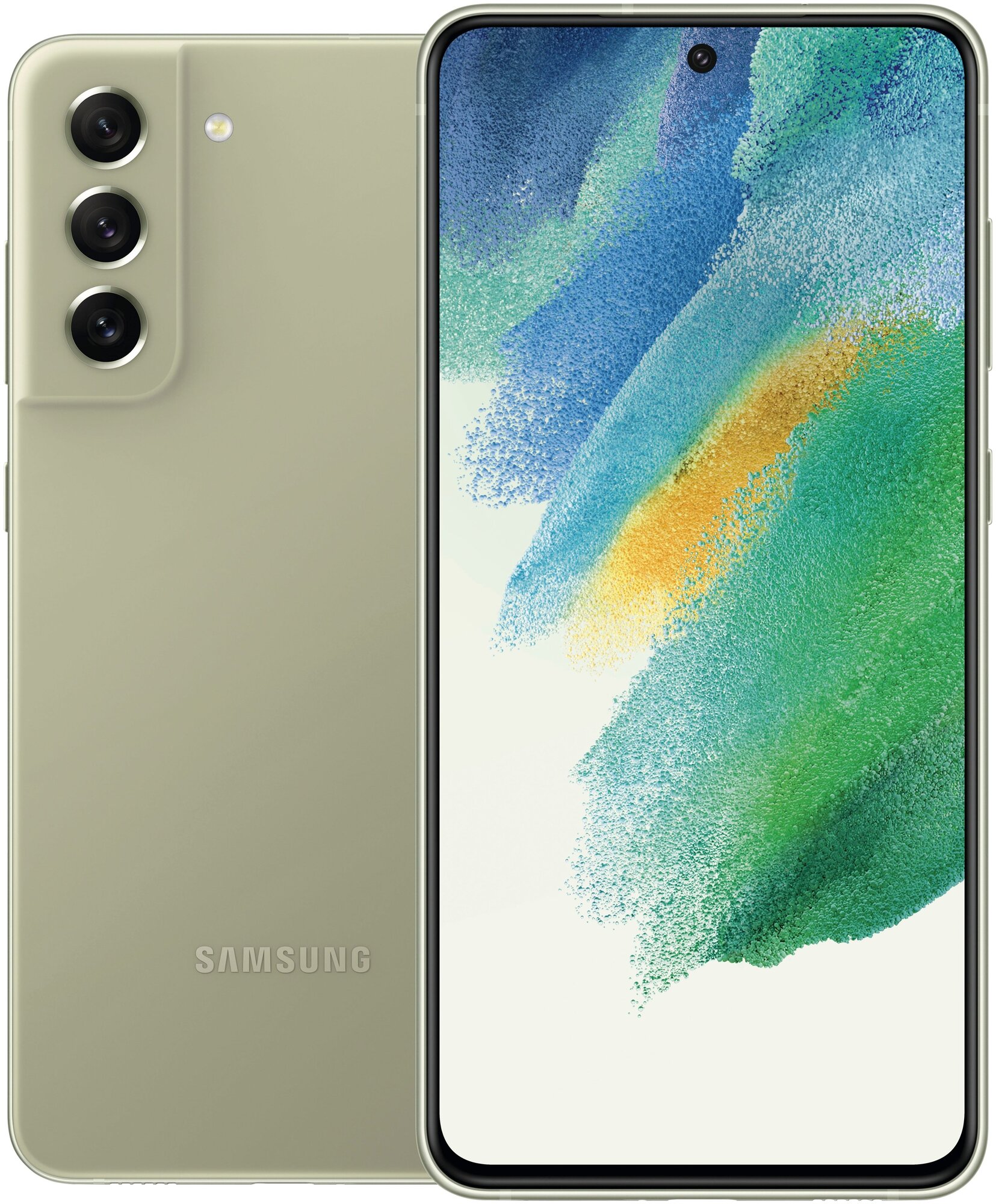 Мобильный телефон GALAXY S21 FE 5G 128GB OLIVE SM-G990B SAMSUNG