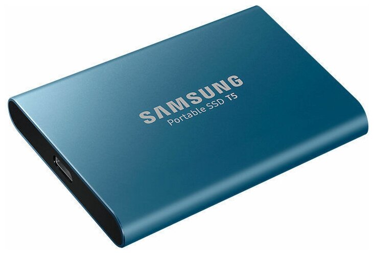 2 ТБ Внешний портативный твердотельный SSD накопитель Samsung T5 (MU-PA2T0B/WW) USB 3.1, черный