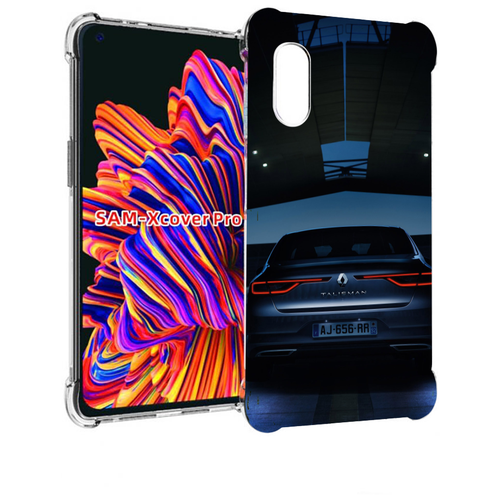 Чехол MyPads renault рено 1 для Samsung Galaxy Xcover Pro 1 задняя-панель-накладка-бампер