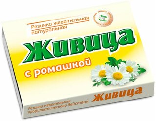 Живица жевательная с ромашкой