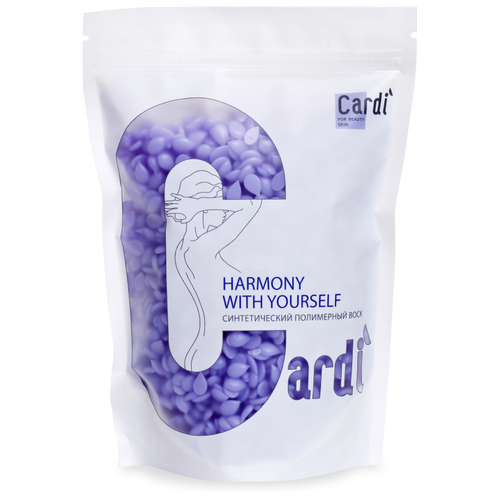Купить Синтетический полимерный воск Cardi HARMONY WITH YOURSELF 500г, №7759, Runail Professional, фиолетовый