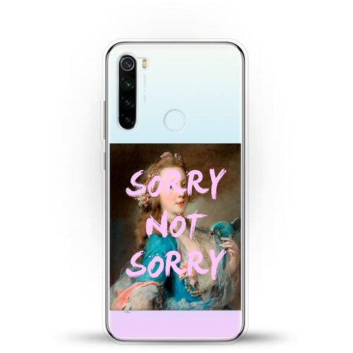 фото Силиконовый чехол sorry на xiaomi redmi note 8t andy & paul