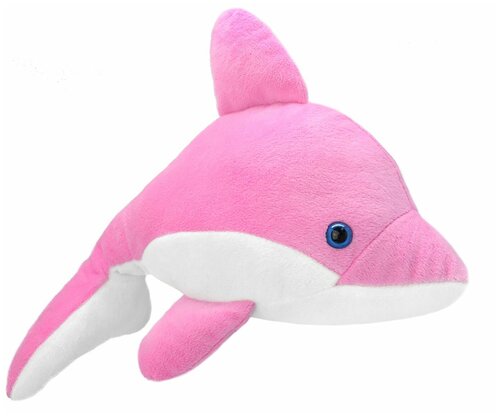 Мягкая игрушка All About Nature Дельфин розовый, 25 см