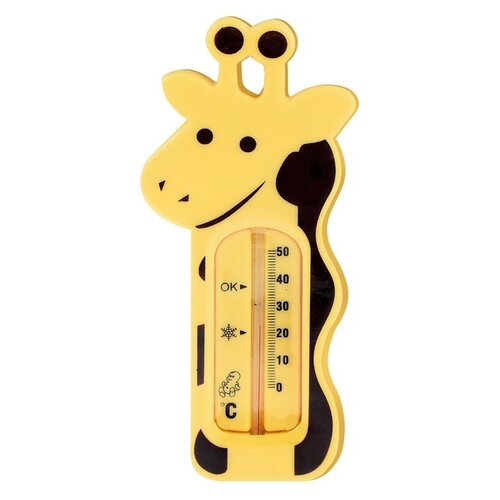 фото Безртутный термометр крошка я жирафик желтый