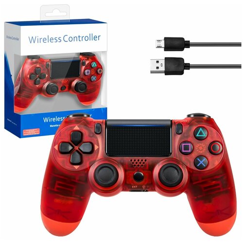 Геймпад для игровой приставки джойстик совместим с PlayStation PS4 и ПК Bluetooth беспроводной 129000₽