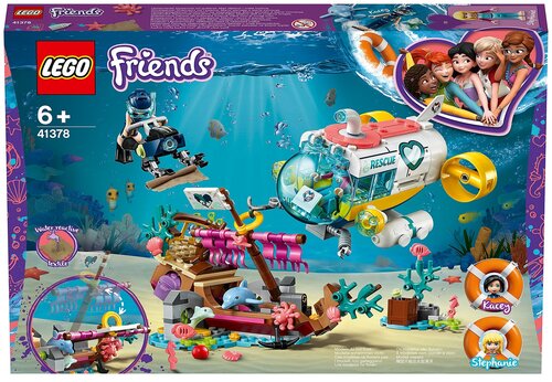 Конструктор LEGO Friends 41378 Спасение дельфинов, 363 дет.