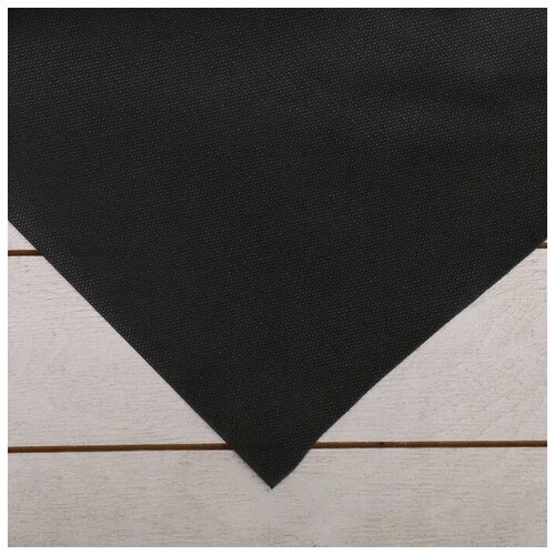 Материал укрывной, 10 × 1,6 метра, черный, плотность 60 мкм укрывной материал суф60 1 6 х 10 черный россия