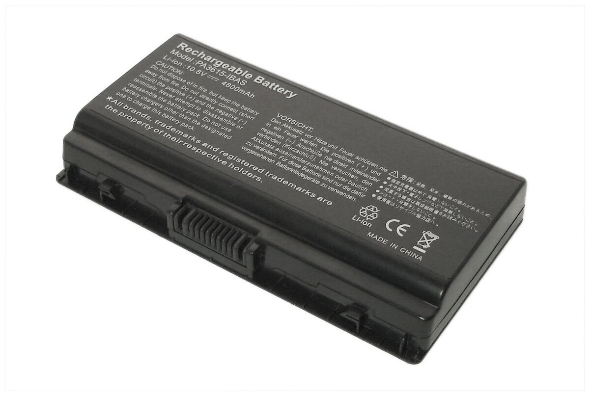 Аккумулятор OEM (совместимый с PA3591U-1BAS, PA3615U-1BRS) для ноутбука Toshiba Satellite Pro L40 10.8V 4400mAh черный