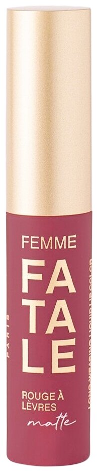 Vivienne Sabo жидкая матовая помада для губ Femme Fatale, оттенок 14 терракотовый