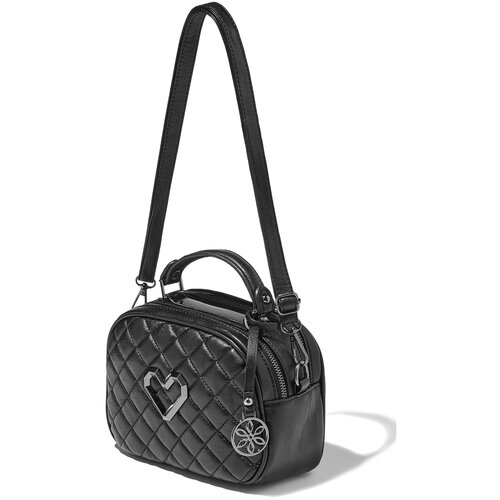 фото Сумка "дорога к счастью" nothing shop (черный; серебристый) 22 х 15 х 9 см