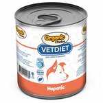 Organic Сhoice VET Hepatic влажный корм для собак, профилактика болезней печени (12шт в уп) 340 гр - изображение