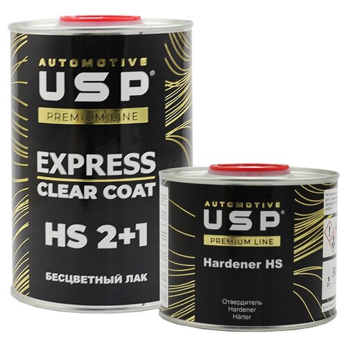 Быстрый лак USP Premium Express HS 2+1 1 л. с отвердителем 0,5 л.