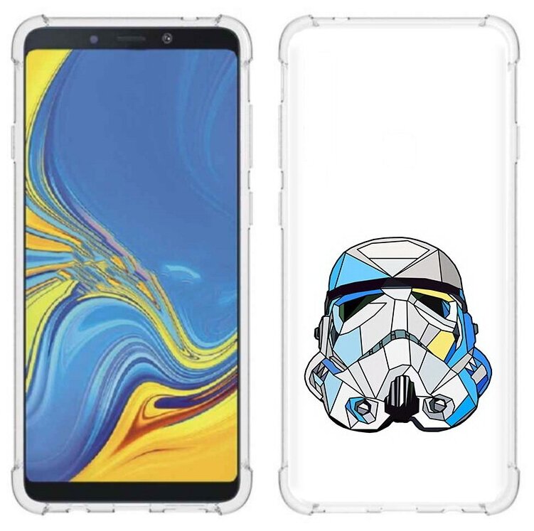 Чехол задняя-панель-накладка-бампер MyPads star wars дарт вейдер для Samsung Galaxy A9 (2018) SM-A920F/Samsung Galaxy A9s противоударный