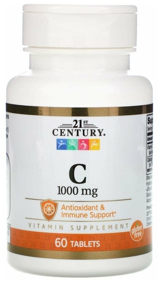 21st Century Vitamin C 1000 mg 60 таблеток