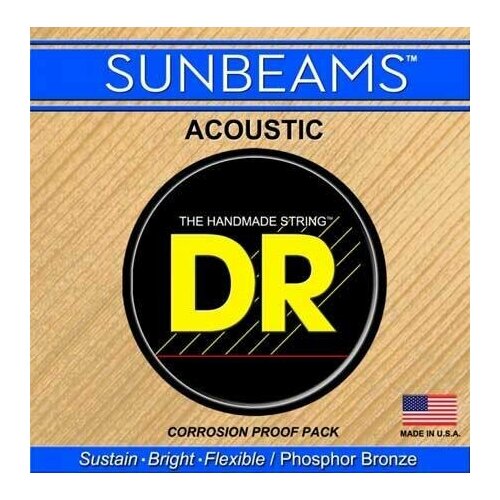 Струны для Акустической гитары 10-48 DR RCA-10 Sunbeam Phosphor Bronze струны для акустической гитары brahner as 1048b 10 48