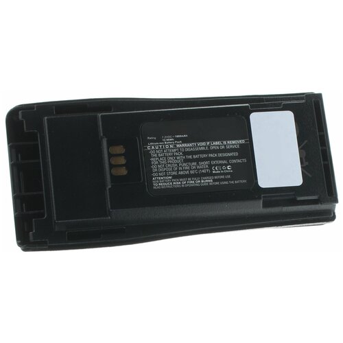 Аккумулятор iBatt iB-U1-M5296 1800mAh для Motorola CP040, CP140, CP200, CP180, EP450, CP360, CP160, CP150, CP250, CP340, CP200D, PR400, CP170, GP3688, GP3188, CP380, CP200XLS, PM400, 2 контактный динамик ptt mic гарнитура микрофон для motorola gp68 gp88 gp88s ep450 gp300 cp040 cp140 cp180 cp185 cp200 радио