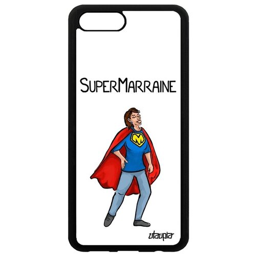 фото Красивый чехол на телефон // honor v10 / view 10 // "суперкрестная" герой мама, utaupia, белый