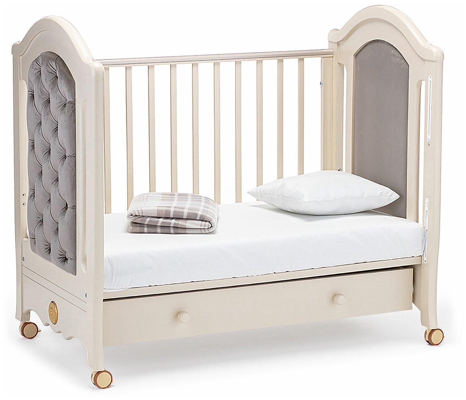 Детская кровать Nuovita Grazia Bianco, белая - фото №2